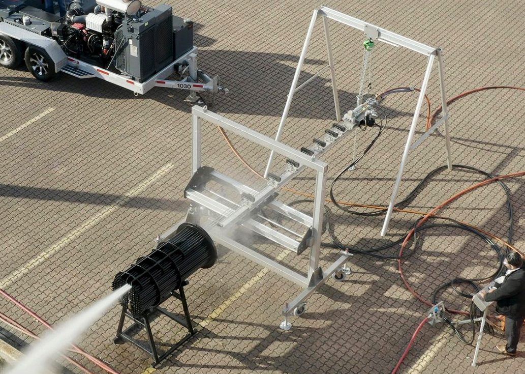 DERC-Rigid-Lance-Cleaning-System-RLC-Cleaning-Tube-Bundle-High-Pressure-Lavaggio Fasci Tubieri